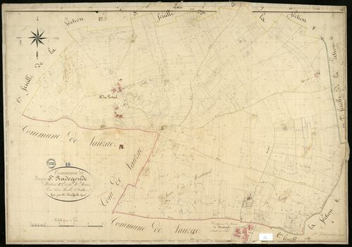 Baignes-Sainte-Radegonde - 3 P 25/16 - Section F dite de Mars. Feuille 2.  | 1825