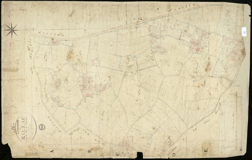 Balzac - 3 P 26/9 - Section F dite des Bourdex. Feuille 1.  | 1824
