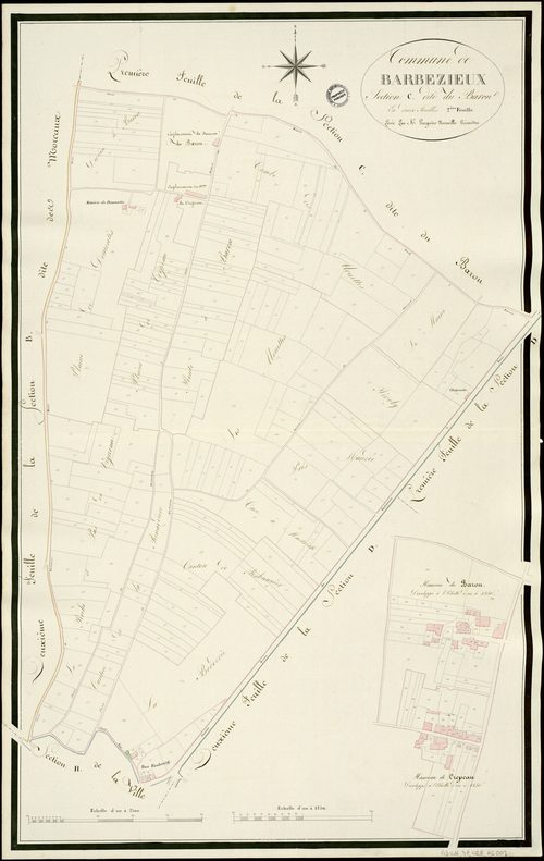 Barbezieux-Saint-Hilaire - 3 P 28/AC7 - Section C dite du Baron  | 1812