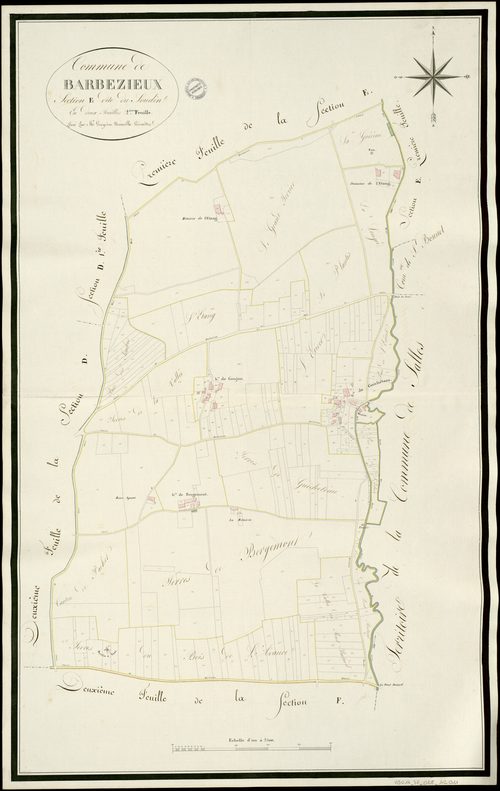 Barbezieux-Saint-Hilaire - 3 P 28/AC11 - Section E dite du Soudin  | 1812