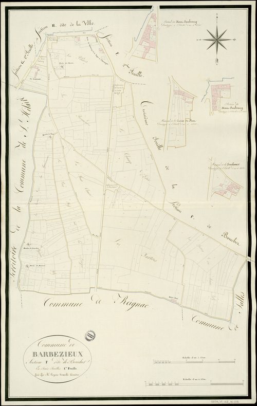 Barbezieux-Saint-Hilaire - 3 P 28/AC12 - Section F dite de Bouchet  | 1812