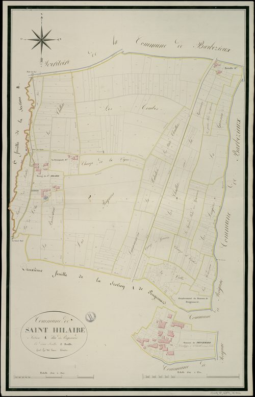 Barbezieux-Saint-Hilaire - 3 P 28B/AC2 - Section A dite de Peugemard  | 1810