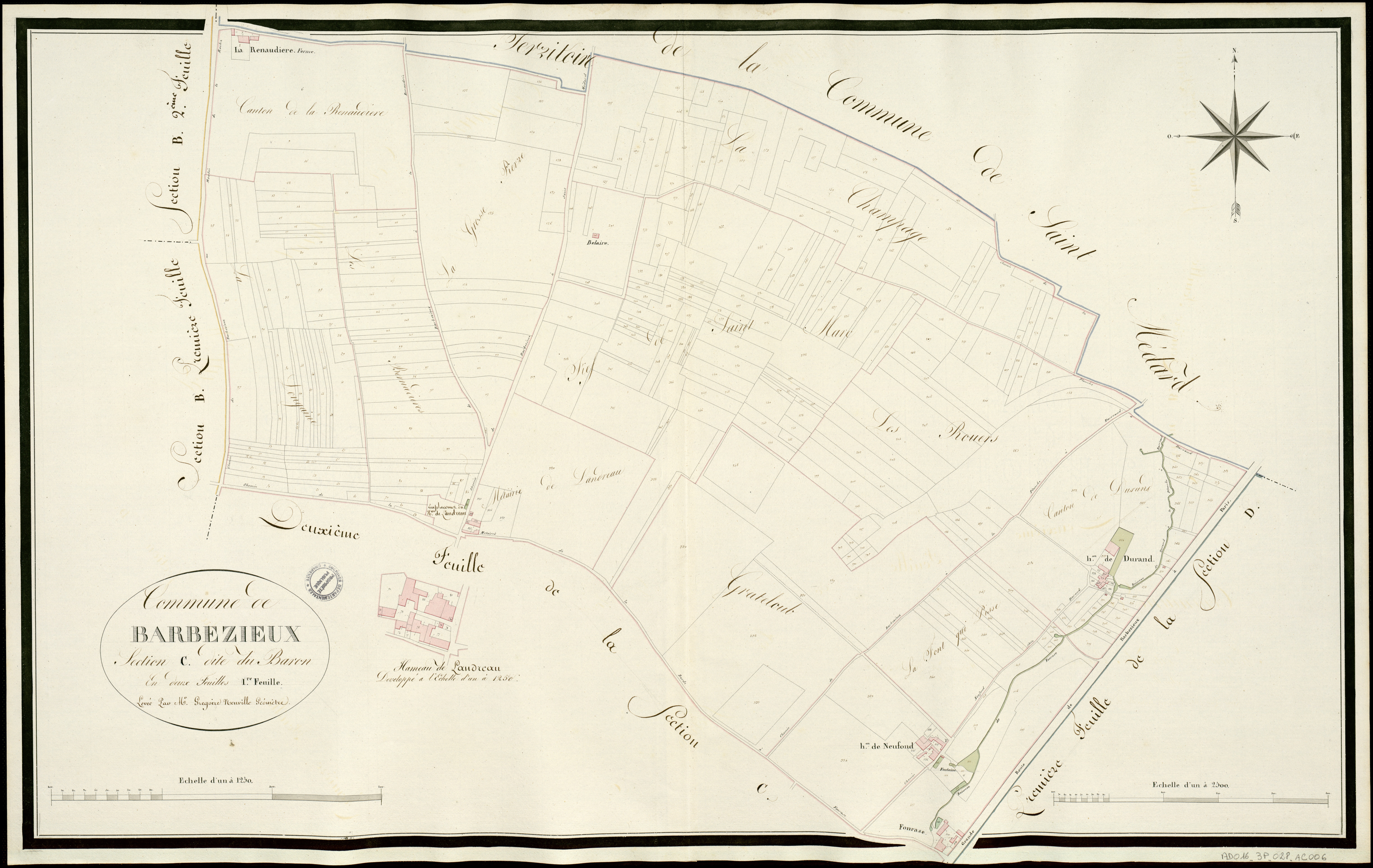 Barbezieux-Saint-Hilaire - 3 P 28/AC6 - Section C dite du Baron  | 1812