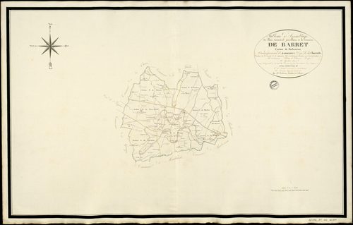 Barret - 3 P 30/AC1 - Tableau d'assemblage  | 1813