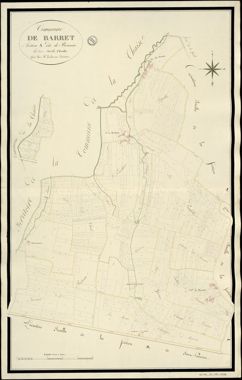 Barret - 3 P 30/AC2 - Section A dite de Bonnin  | 1813