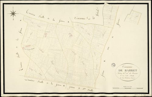 Barret - 3 P 30/AC3 - Section A dite de Bonnin  | 1813