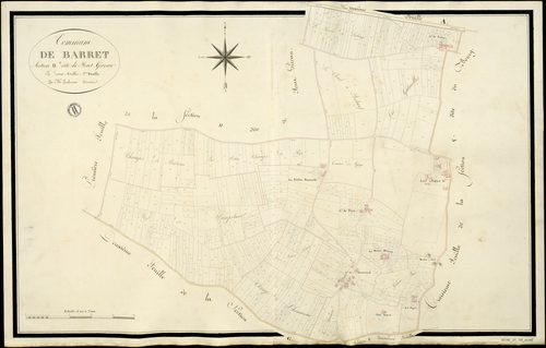 Barret - 3 P 30/AC18 - Section H dite de Font-Gireau  | 1813