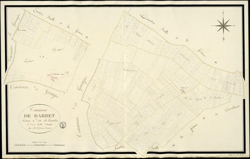 Barret - 3 P 30/AC16 - Section G dite de Carcabas  | 1813