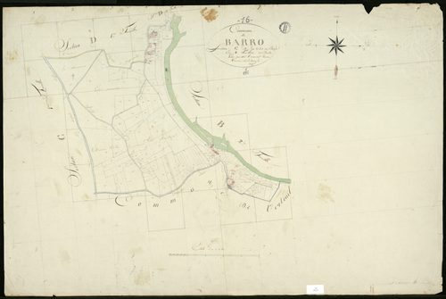 Barro - 3 P 31/7 - Section C dite des Moulins de Villlegats. Feuille 2.  | 1819