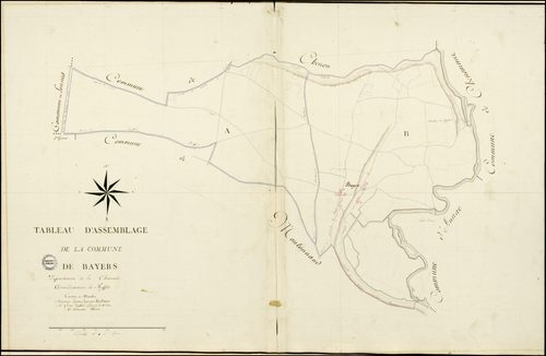 Bayers - 3 P 33/AC1 - Tableau d'assemblage  | 1813