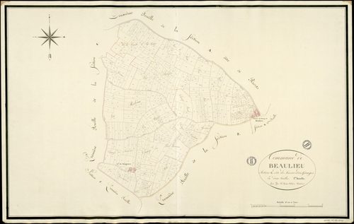Beaulieu-sur-Sonnette - 3 P 35/AC7 - Section C dite Sansac et des Granges  | 1814
