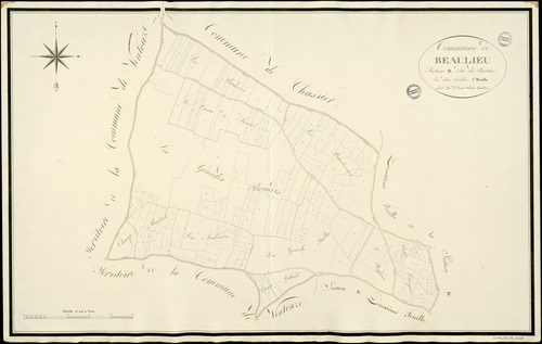 Beaulieu-sur-Sonnette - 3 P 35/AC8 - Section D dite de Boutier  | 1814