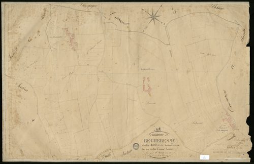 Bécheresse - 3 P 36/2 - Section A dite de chez Rouhaud et chez Boutrit. Feuille 1.  | 1836