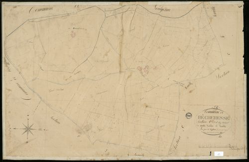 Bécheresse - 3 P 36/13 - Section C dite de chez Savarit. Feuille 1.  | 1836