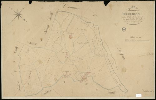 Bécheresse - 3 P 36/16 - Section C dite de chez Savarit. Feuille 4.  | 1836