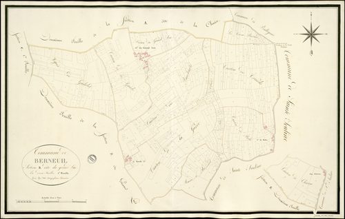 Berneuil - 3 P 40/AC4 - Section B dite du Grand-Lac  | 1814