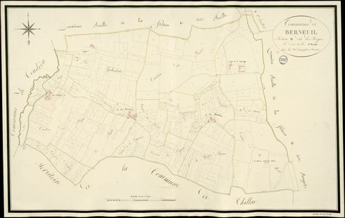 Berneuil - 3 P 40/AC9 - Section D dite des Forges  | 1814