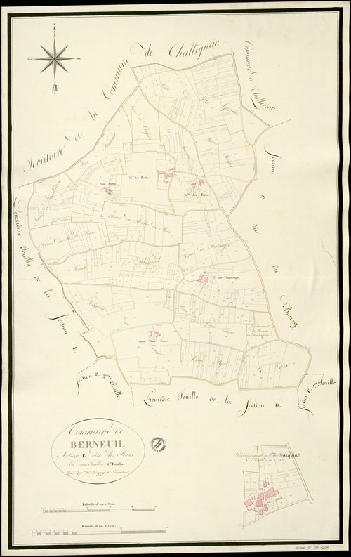 Berneuil - 3 P 40/AC10 - Section E dite des Rois  | 1814