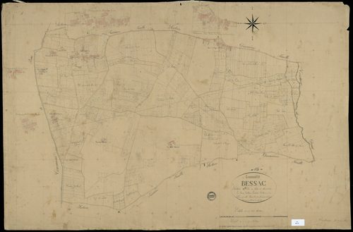 Bessac - 3 P 41/5 - Section B dite des Voûtes et Mons Colas. Feuille 1.  | 1834