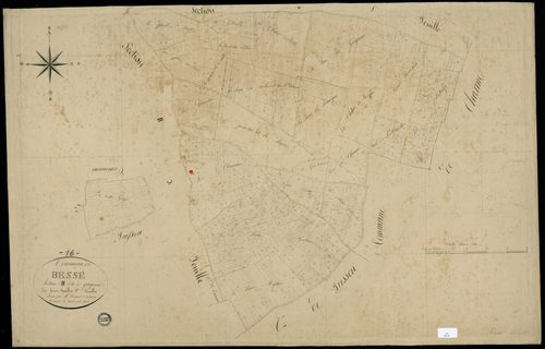 Besse - 3 P 42/5 - Section B dite du Gragonne, développement "des Vieilles Grèges". Feuille 2.  | 1831