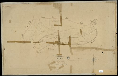 Blanzac-Porcheresse - 3 P 46A/6 - Section B dite de Blanzac. Feuille 3.  | 1836