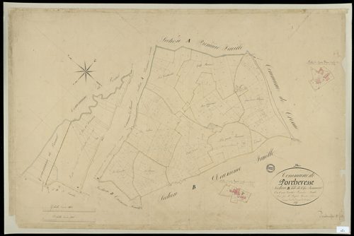 Blanzac-Porcheresse - 3 P 46B/4 - Section B dite de chez Joumier. Feuille 1.  | 1837