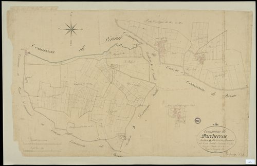 Blanzac-Porcheresse - 3 P 46B/6 - Section B dite de chez Joumier. Feuille 3.  | 1837