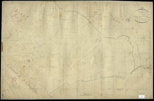Blanzaguet-Saint-Cybard - 3 P 47A/6 - Section B dite de Chausier, développement du hameau de Chaussière, développement du hameau de La Giraudie. Feuille 2.  | 1826