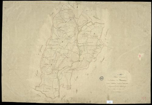 Bonnes - 3 P 49/1 - Section Plan général.  | 1838