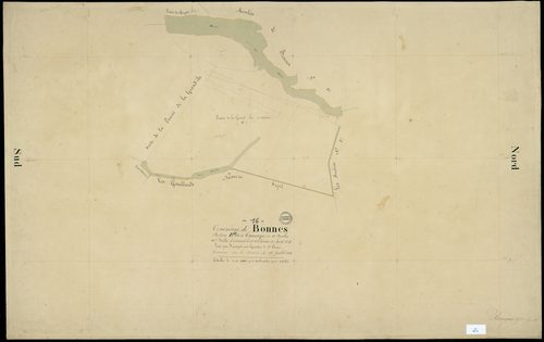 Bonnes - 3 P 49/19 - Section B dite de Tramonzac. Feuille 10.  | 1838