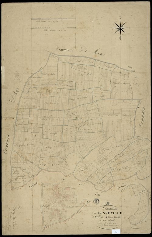 Bonneville - 3 P 51/2 - Section A dite de Patreville. Feuille 1.  | 1832