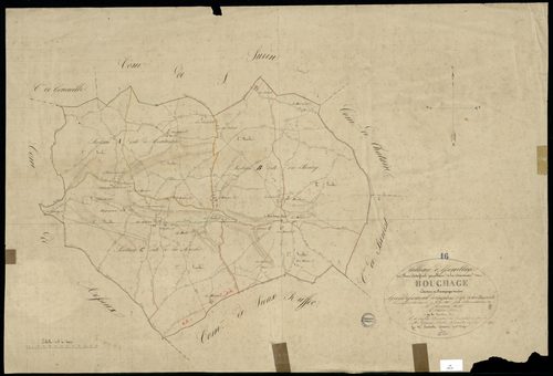 Le Bouchage - 3 P 54/1 - Tableau d'assemblage.  | 1835
