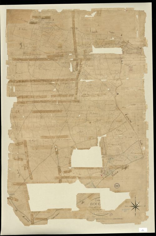 Le Bouchage - 3 P 54/9 - Section C dite de la Roche et Puypéroux. Feuille 2.  | 1835