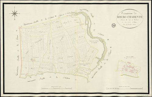 Bourg-Charente - 3 P 56/AC6 - Section B dite de Veillard  | 1813