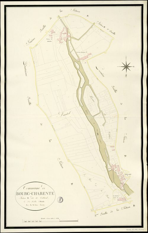 Bourg-Charente - 3 P 56/AC9 - Section B dite de Veillard  | 1813