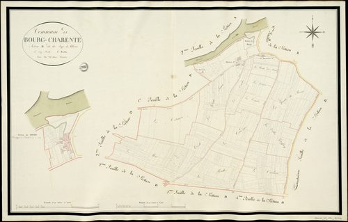 Bourg-Charente - 3 P 56/AC14 - Section D dite du Logis de Filloux  | 1813