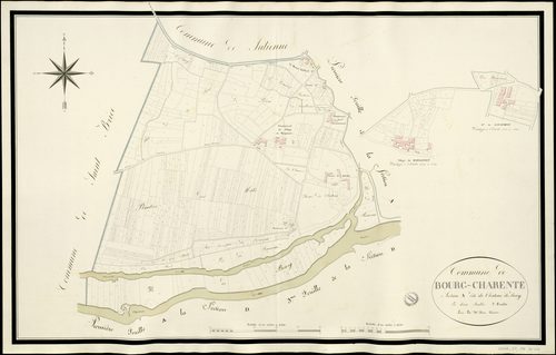 Bourg-Charente - 3 P 56/AC3 - Section A dite du Château du Bourg  | 1813