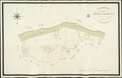 Bourg-Charente - 3 P 56/AC10 - Section B dite de Veillard  | 1813
