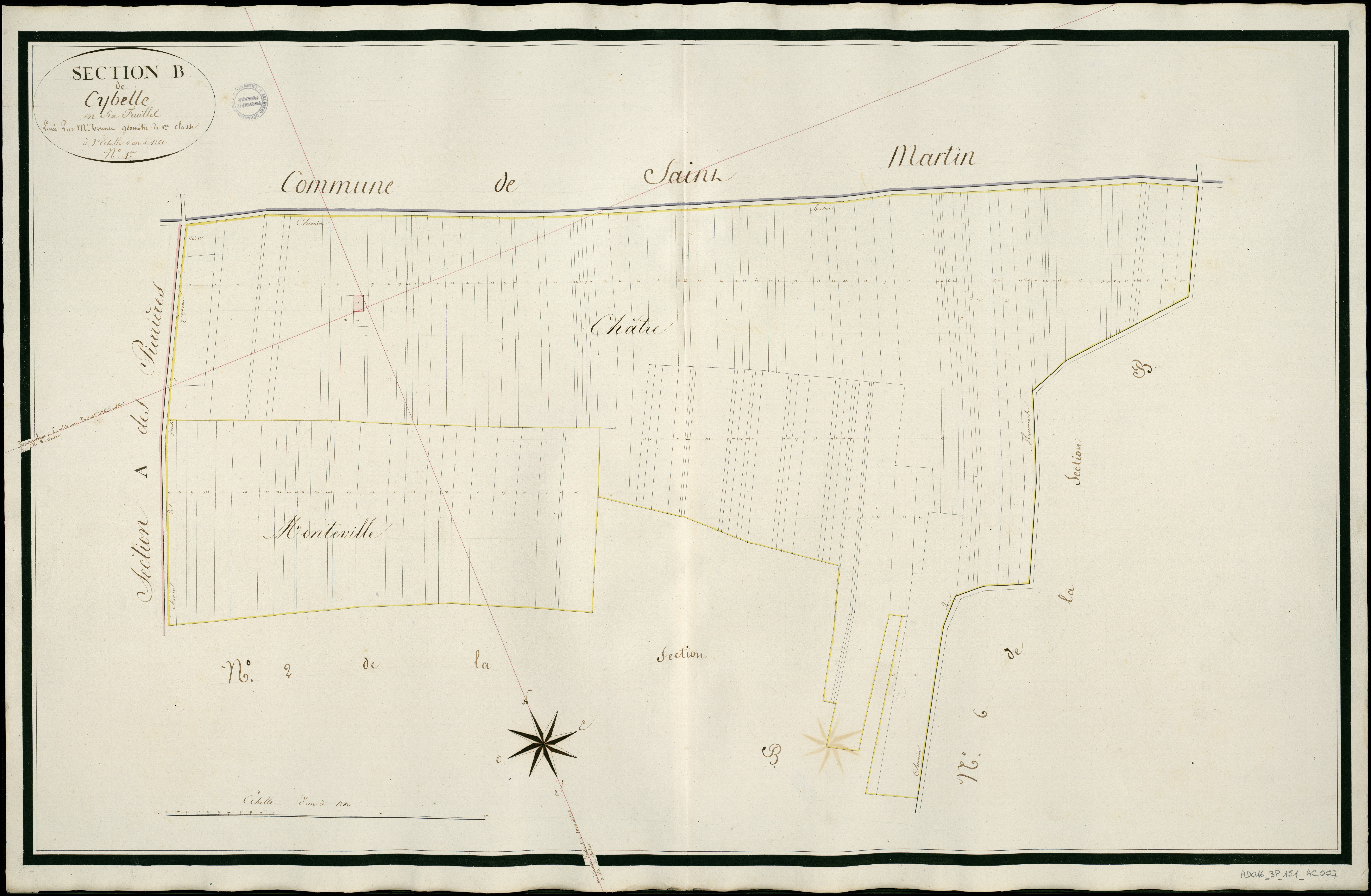 Genté - 3 P 151/AC7 - Section B dite de Cibelle  | 1812