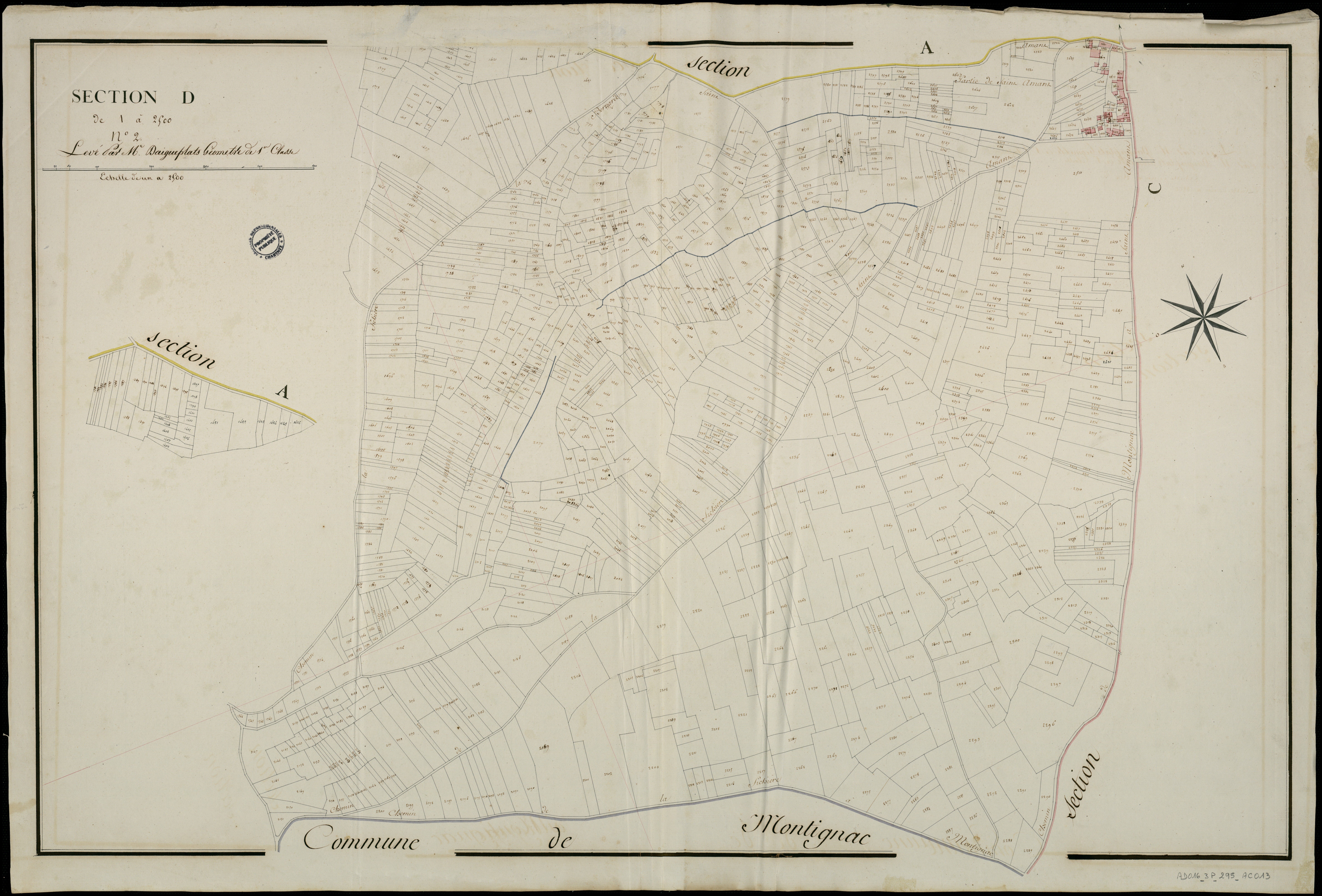 Saint-Amant - 3 P 295/AC13 - Section D  | 1810