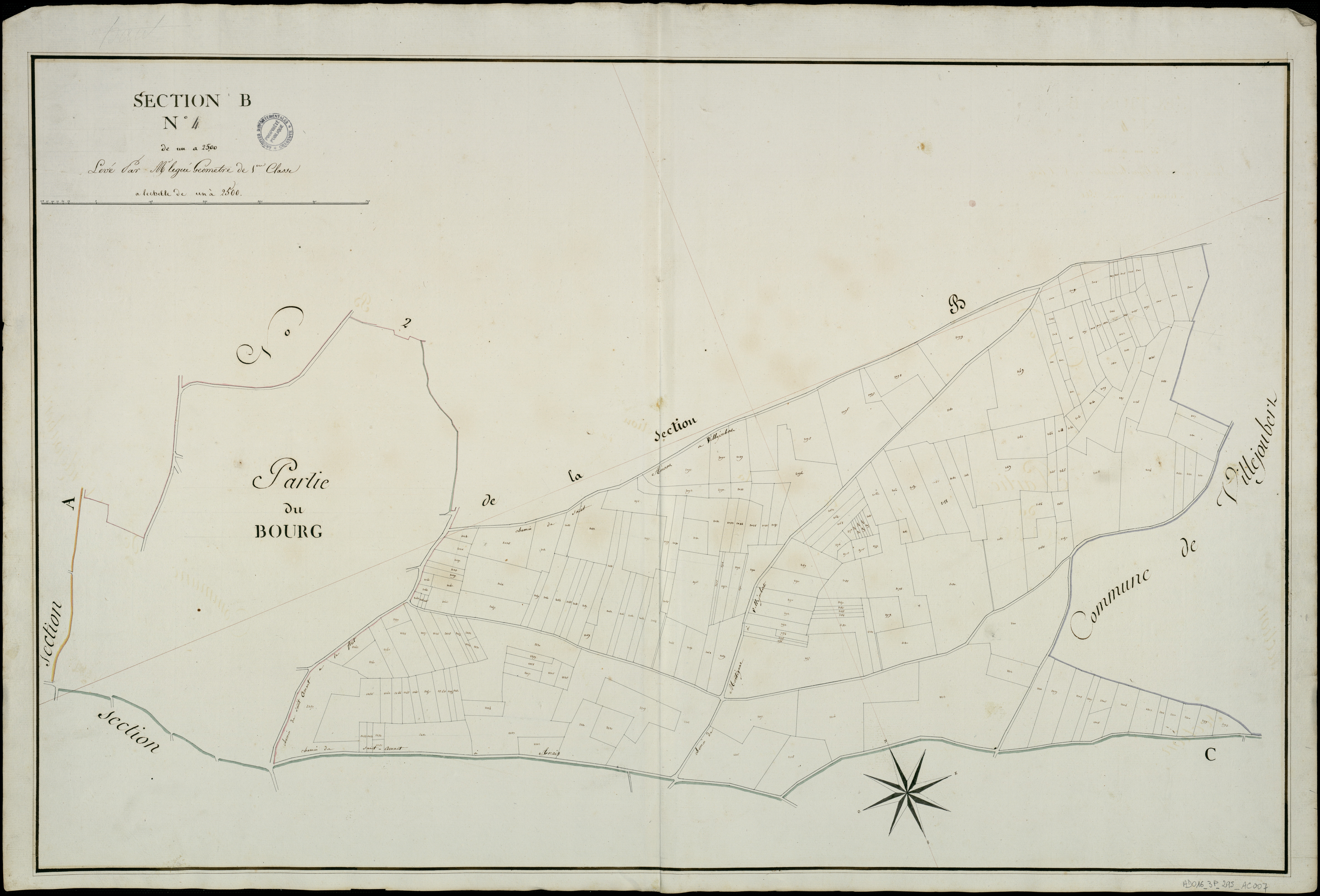 Saint-Amant - 3 P 295/AC7 - Section B  | 1810
