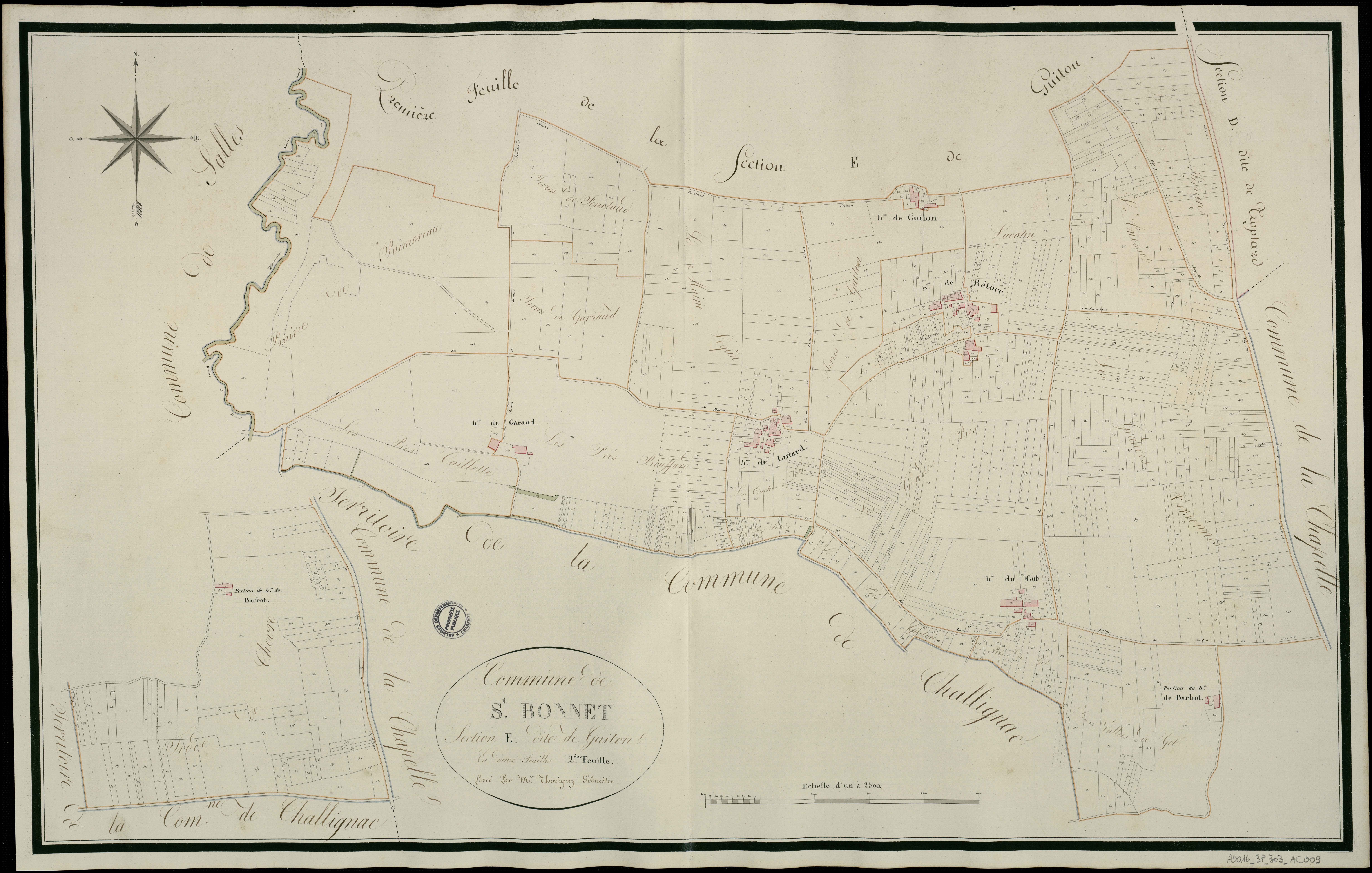 Saint-Bonnet - 3 P 303/AC9 - Section E dite de Guiton  | [s.d.]