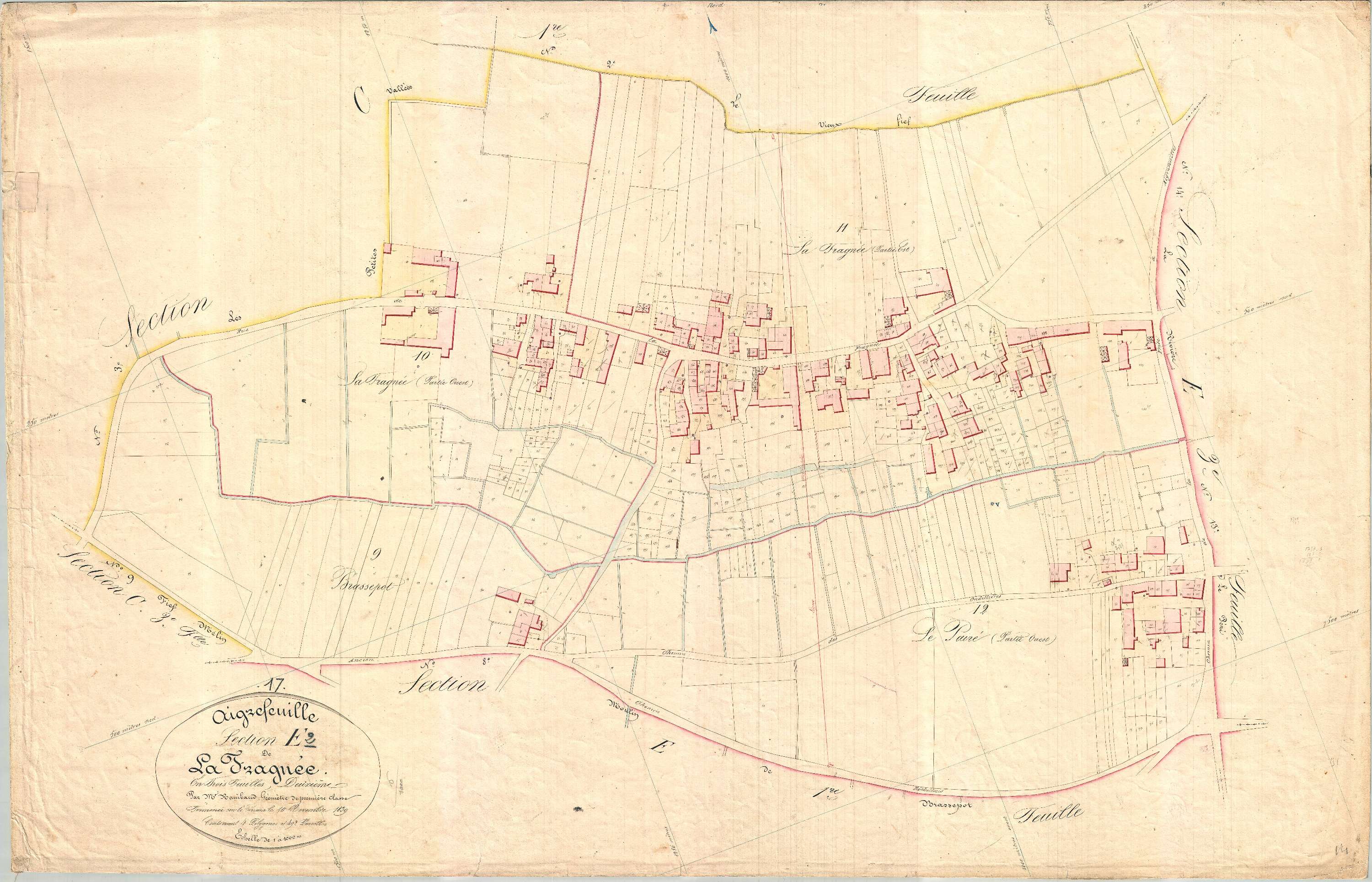 Aigrefeuille-d'Aunis - Section E2 dite de la Fragnée.