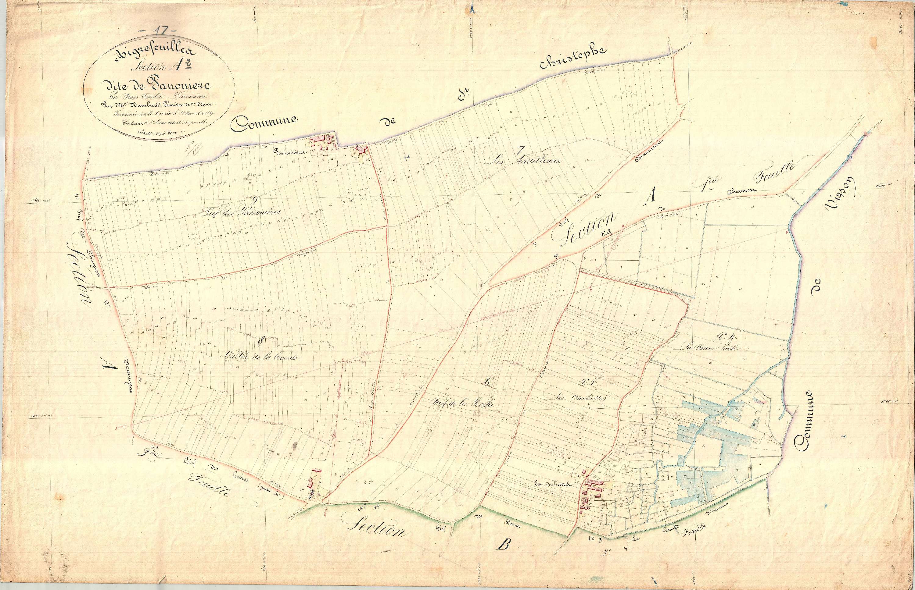 Aigrefeuille-d'Aunis - Section A2 dite de La Panonière.