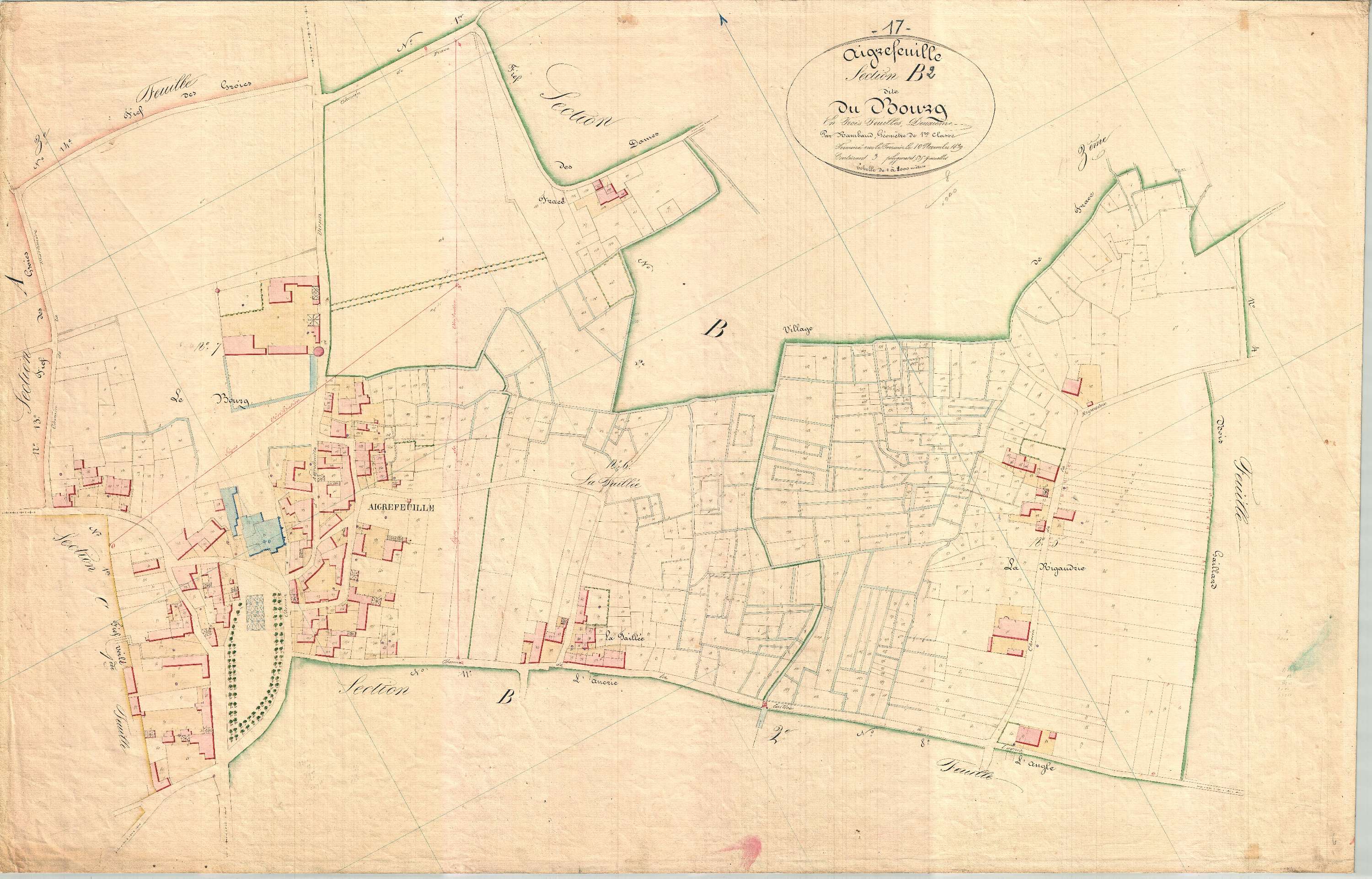 Aigrefeuille-d'Aunis - Section B2 dite du Bourg.