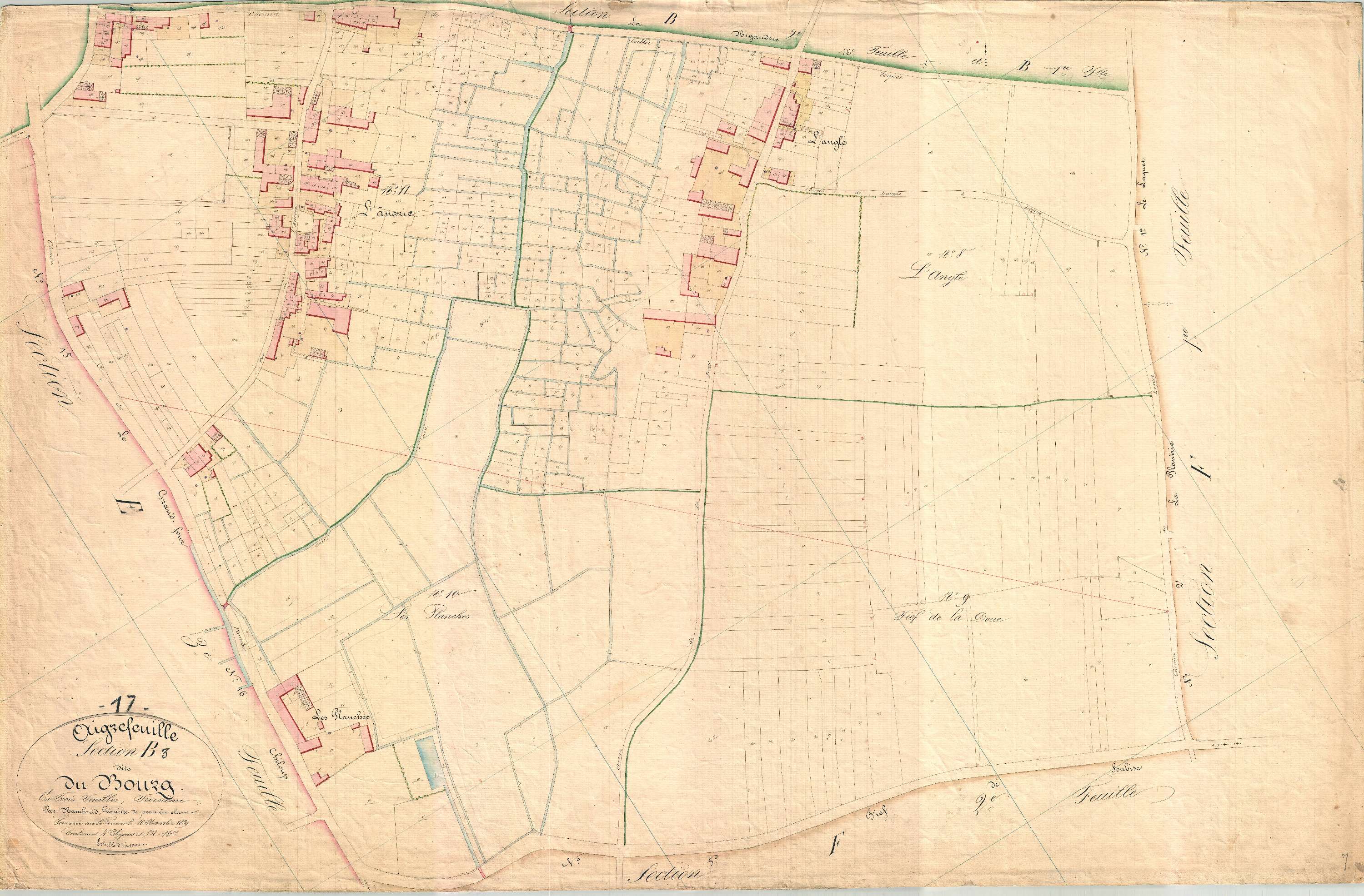 Aigrefeuille-d'Aunis - Section B3 dite du Bourg.