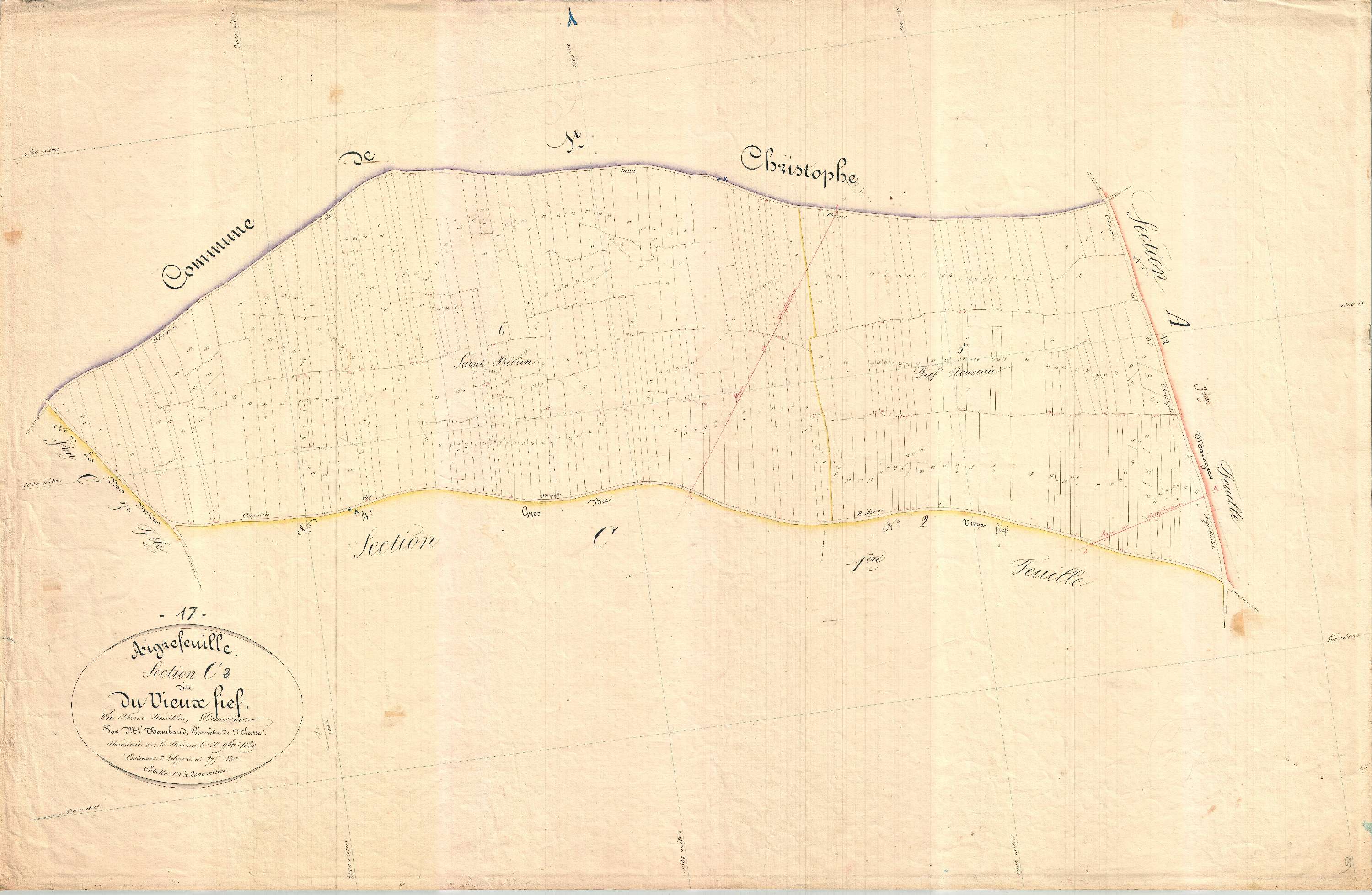 Aigrefeuille-d'Aunis - Section C2 dite du vieux fief.
