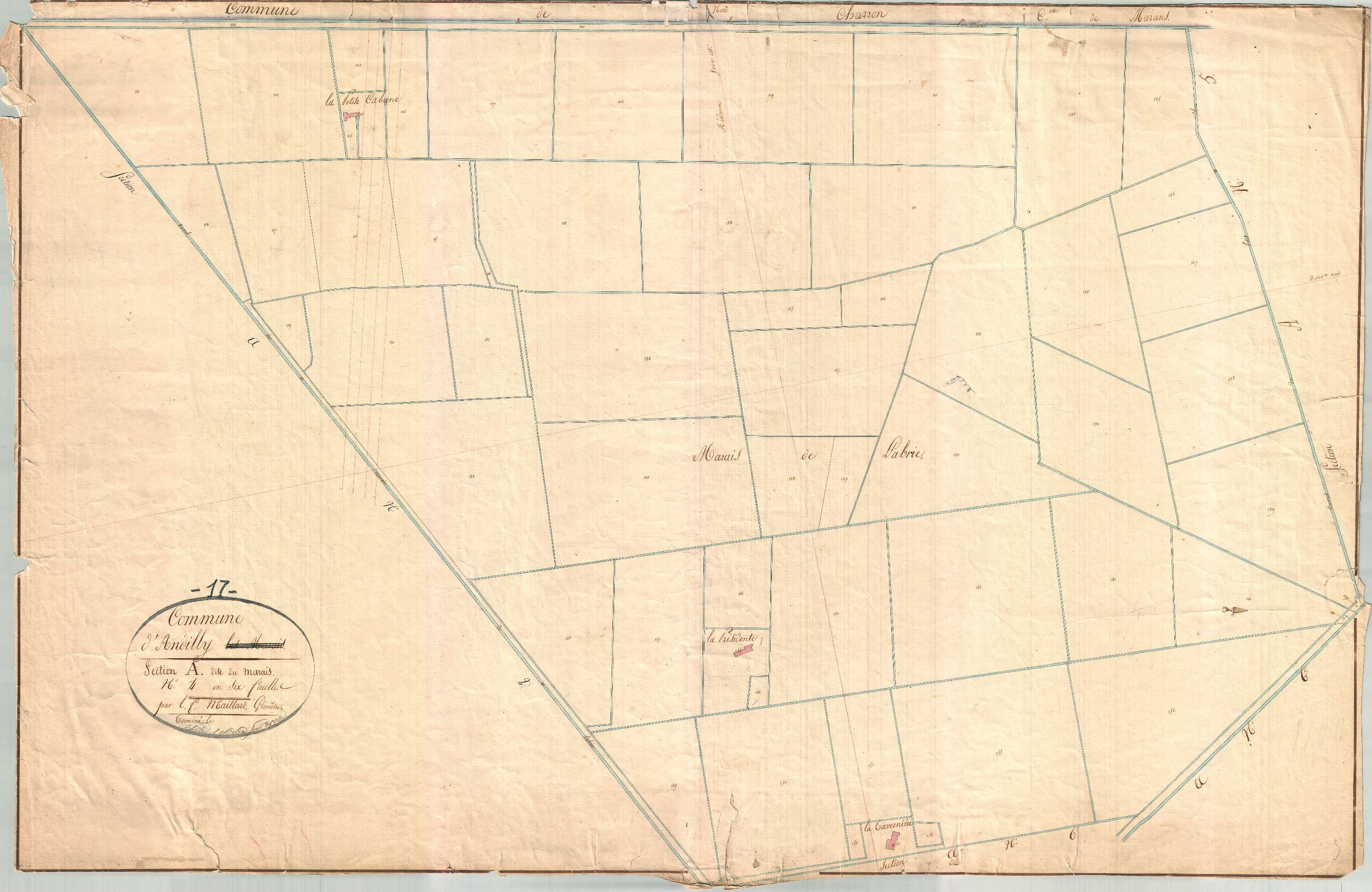 Andilly - Section A4 dite du Marais.