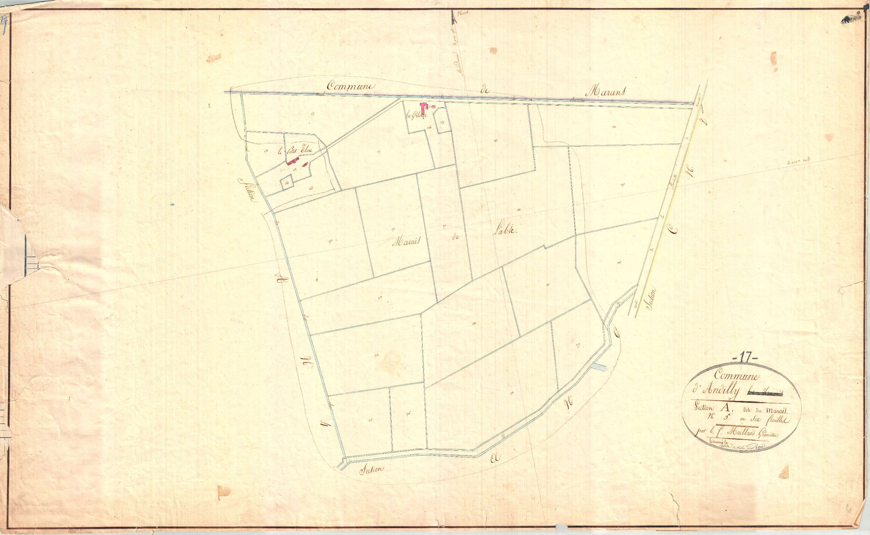 Andilly - Section A5 dite du Marais.