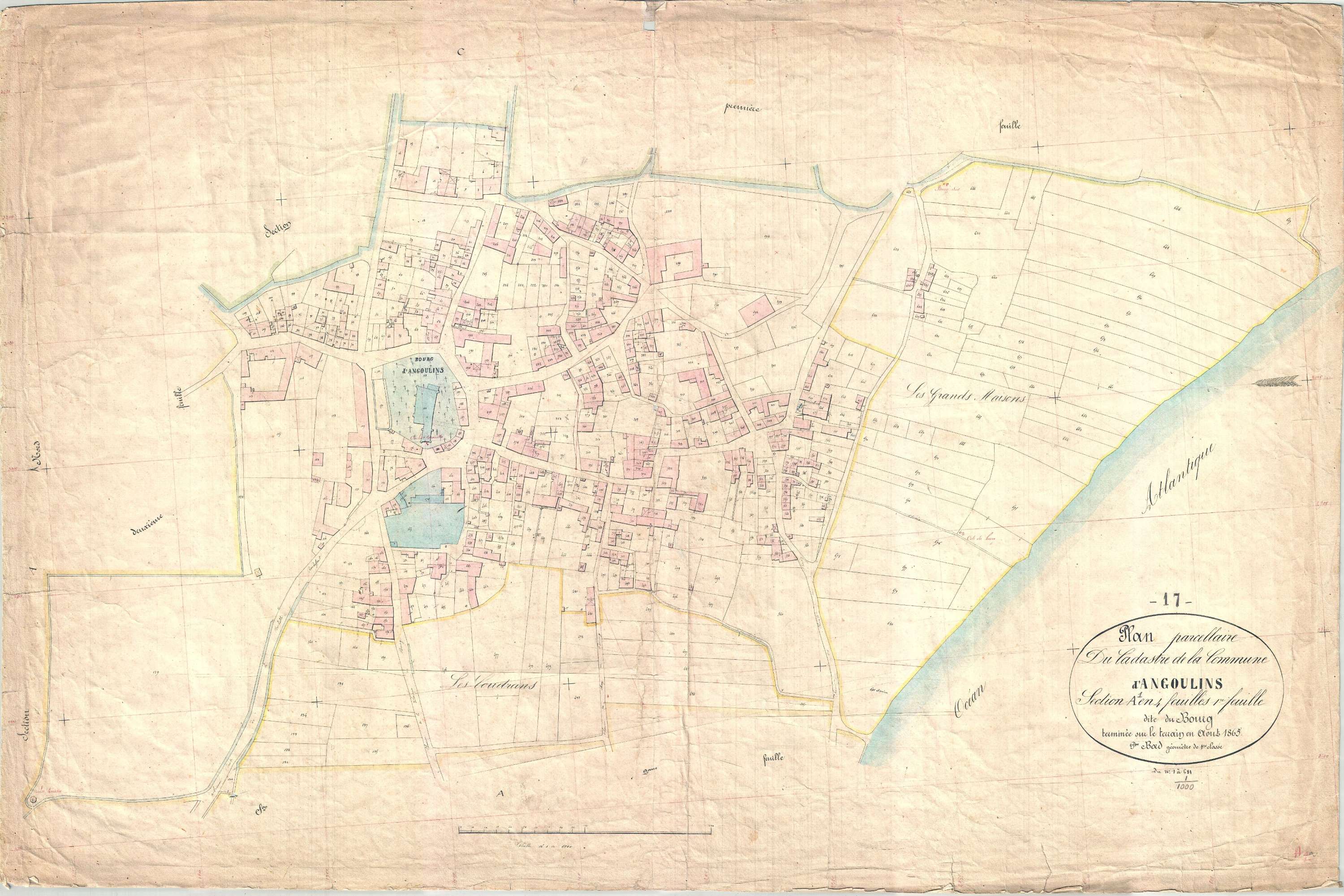 Angoulins - Section A1 dite du Bourg.